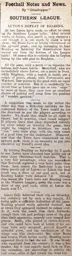 Match Report: Luton Town FC vs Reading (28th Dec 1907)