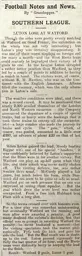 Match Report: Watford vs Luton Town FC (17th Apr 1908)
