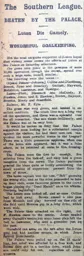 Match Report: Crystal Palace vs Luton Town FC (10th Oct 1908)