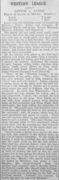Match Report: Leyton vs Luton Town FC (9th Nov 1908)