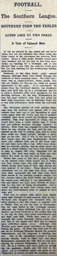 Match Report: Southend United vs Luton Town FC (12th Dec 1908)