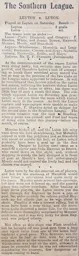 Match Report: Leyton vs Luton Town FC (23rd Jan 1909)