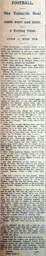 Match Report: Luton Town FC vs West Ham United (30th Jan 1909)