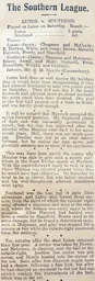Match Report: Luton Town FC vs Southend United (17th Apr 1909)