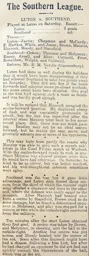 Match Report: Luton Town FC vs Southend United (17th Apr 1909)