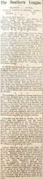Match Report: Reading vs Luton Town FC (4th Sep 1909)