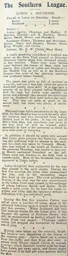 Match Report: Luton Town FC vs Southend United (11th Sep 1909)