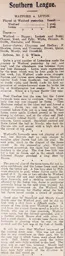 Match Report: Watford vs Luton Town FC (22nd Sep 1909)