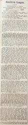 Match Report: Southampton vs Luton Town FC (2nd Oct 1909)