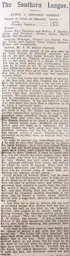 Match Report: Luton Town FC vs Croydon Common (9th Oct 1909)