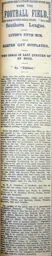 Match Report: Luton Town FC vs Exeter City (13th Nov 1909)