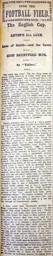 Match Report: Brentford vs Luton Town FC (20th Nov 1909)