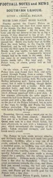 Match Report: Luton Town FC vs Crystal Palace (27th Nov 1909)