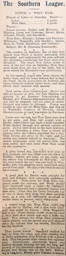 Match Report: Luton Town FC vs West Ham United (11th Dec 1909)