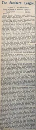 Match Report: Luton Town FC vs Southampton (12th Feb 1910)