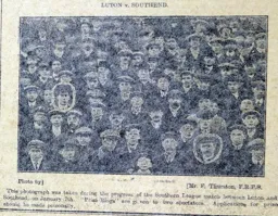 Match Report: Luton Town FC vs Southend United (7th Jan 1911)