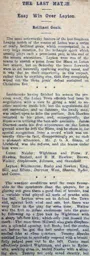 Match Report: Luton Town FC vs Leyton (29th Apr 1911)