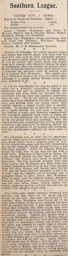 Match Report: Exeter City vs Luton Town FC (16th Sep 1911)