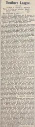 Match Report: Luton Town FC vs Crystal Palace (4th Nov 1911)