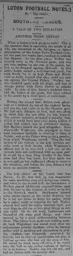 Match Report: Luton Town FC vs Crystal Palace (4th Nov 1911)