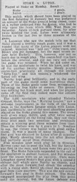 Match Report: Stoke vs Luton Town FC (18th Mar 1912)