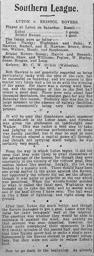 Match Report: Luton Town FC vs Bristol Rovers (30th Mar 1912)