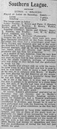 Match Report: Luton Town FC vs Reading (20th Apr 1912)