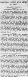 Match Report: Southend United vs Luton Town FC (4th Sep 1912)