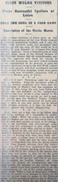 Match Report: Luton Town FC vs Mardy (21st Sep 1912)