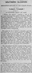 Match Report: Luton Town FC vs Brighton & Hove Albion (16th Oct 1912)