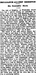 Match Report: Luton Town FC vs Brighton & Hove Albion (16th Oct 1912)