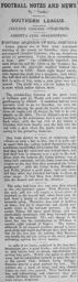 Match Report: Luton Town FC vs Croydon Common (26th Oct 1912)