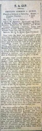 Match Report: Croydon Common vs Luton Town FC (14th Dec 1912)