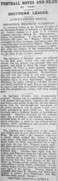Match Report: Croydon Common vs Luton Town FC (15th Feb 1913)