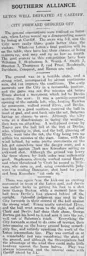 Match Report: Cardiff City vs Luton Town FC (26th Apr 1913)