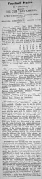 Match Report: Luton Town FC vs Croydon Common (29th Nov 1913)