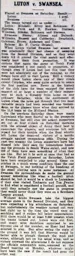 Match Report: Swansea Town vs Luton Town FC (14th Mar 1914)