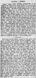 Match Report: Luton Town FC vs Stoke (10th Apr 1914)