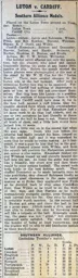 Match Report: Luton Town FC vs Cardiff City (14th Apr 1914)
