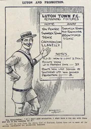 Match Report: Luton Town FC vs Croydon Common (18th Apr 1914)