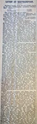 Match Report: Southampton vs Luton Town FC (2nd Sep 1914)