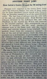 Match Report: Luton Town FC vs Norwich City (19th Sep 1914)