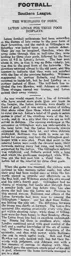 Match Report: Gillingham vs Luton Town FC (26th Sep 1914)