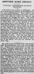Match Report: Luton Town FC vs Reading (30th Sep 1914)