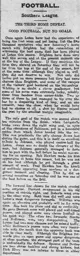 Match Report: Luton Town FC vs Brighton & Hove Albion (3rd Oct 1914)