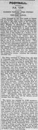 Match Report: Oxford City vs Luton Town FC (5th Dec 1914)