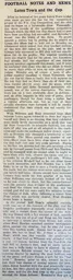 Match Report: Luton Town FC vs Bromley (19th Dec 1914)