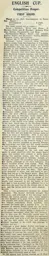 Match Report: Southampton vs Luton Town FC (9th Jan 1915)
