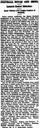 Match Report: Watford vs Luton Town FC (2nd Apr 1915)
