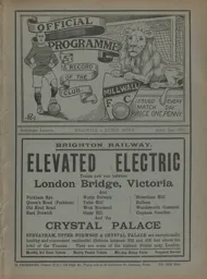 Programme: Millwall vs Luton Town FC (3rd Apr 1915)